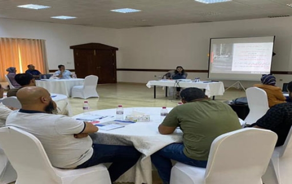 منظمة اكتد تنظم دورة تدريبية لموظفي ( الهيئة الليبية للإغاثة والمساعدات الإنسانية)